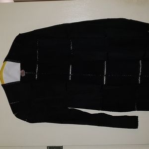 100% leather quilt squares style trench coat